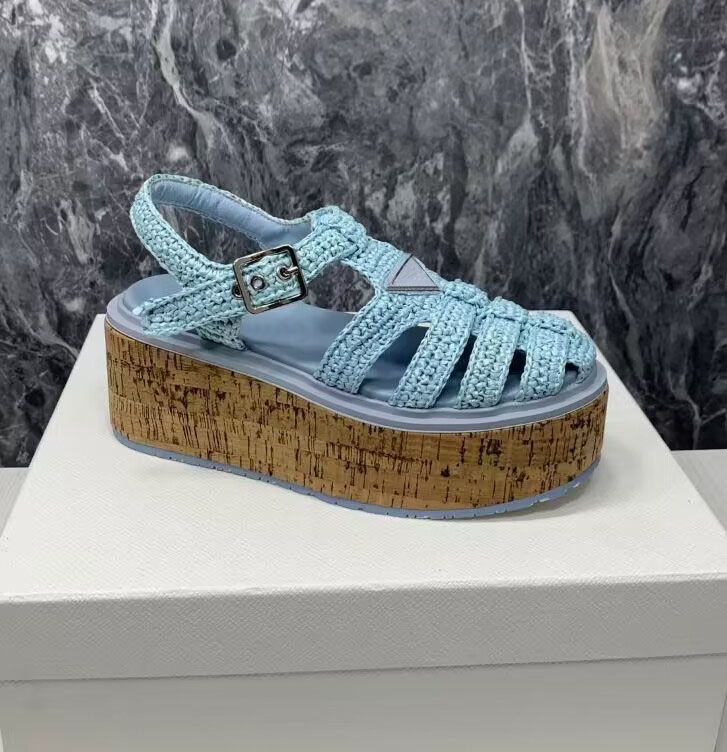 Sky Blue Roman sandals