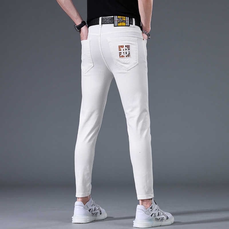 Ok5803 White Crop Pants