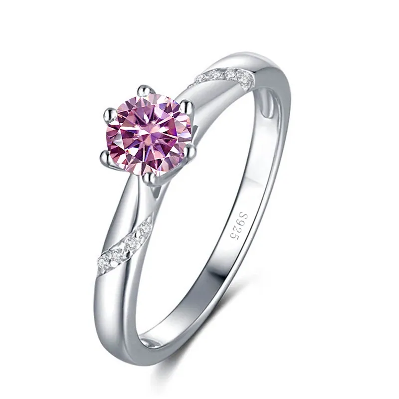 1 ct 6,5 mm roze