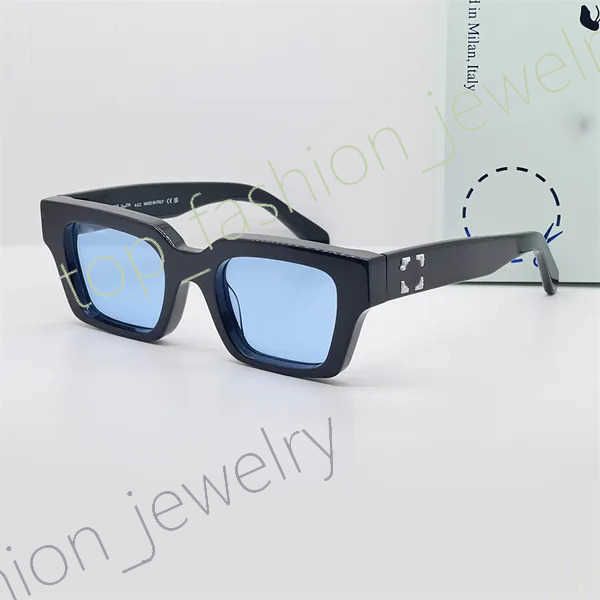 Blue Lens with White Pattern