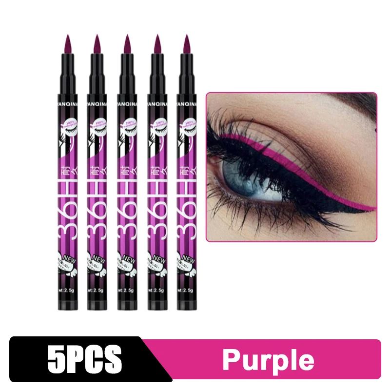 Couleur: 5pcs violet