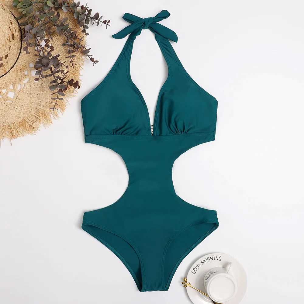 Dark Green Swimsuit