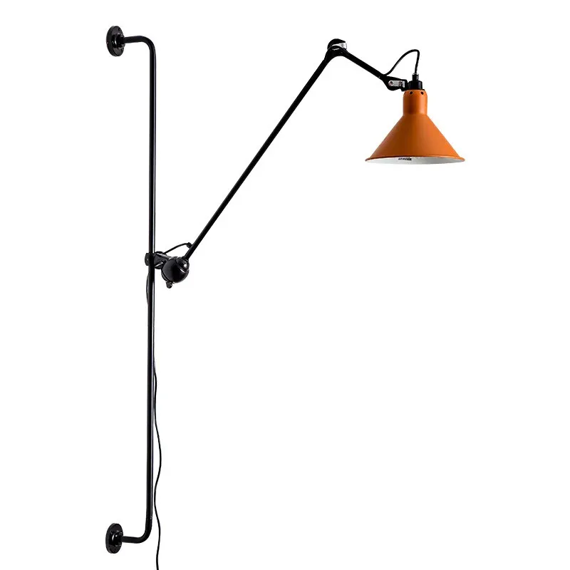 ombre de lampe orange