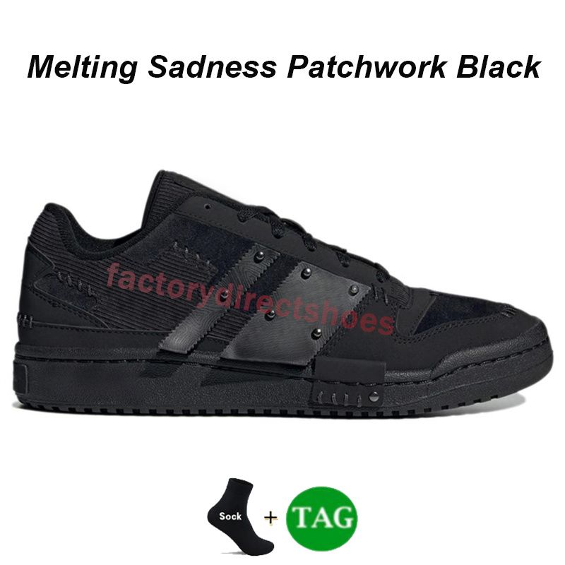 22 Melting Sadness Patchwork Black