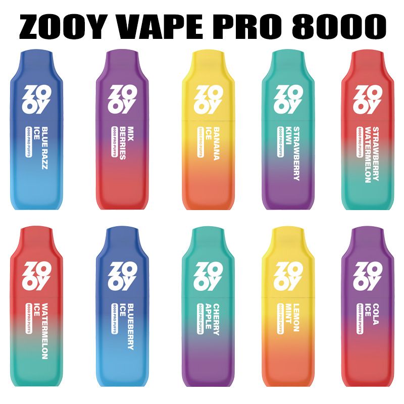 Zooy Vape Pro 8K-Tell USカラー