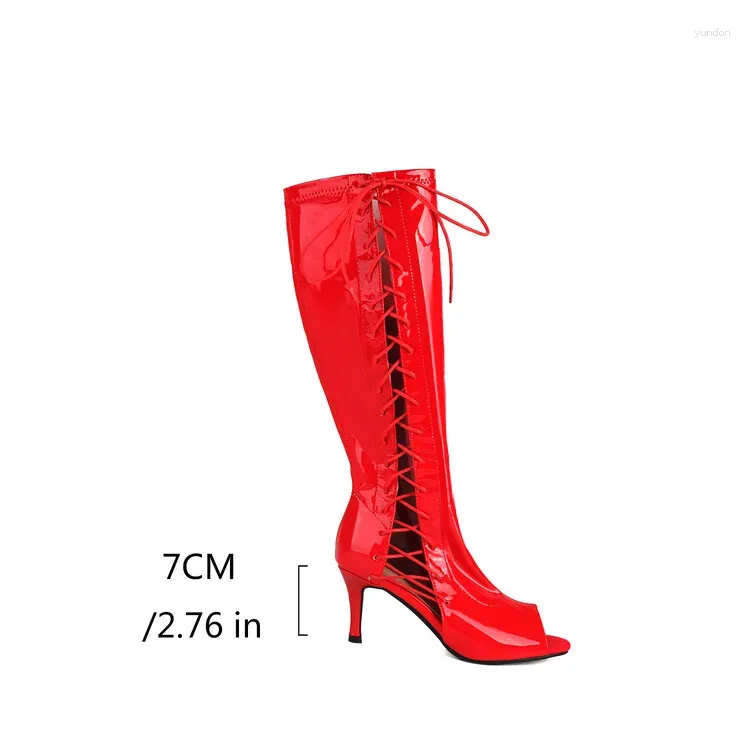 7 cm Heel Red