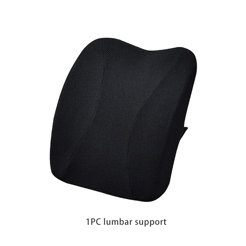 1PC black lumbar