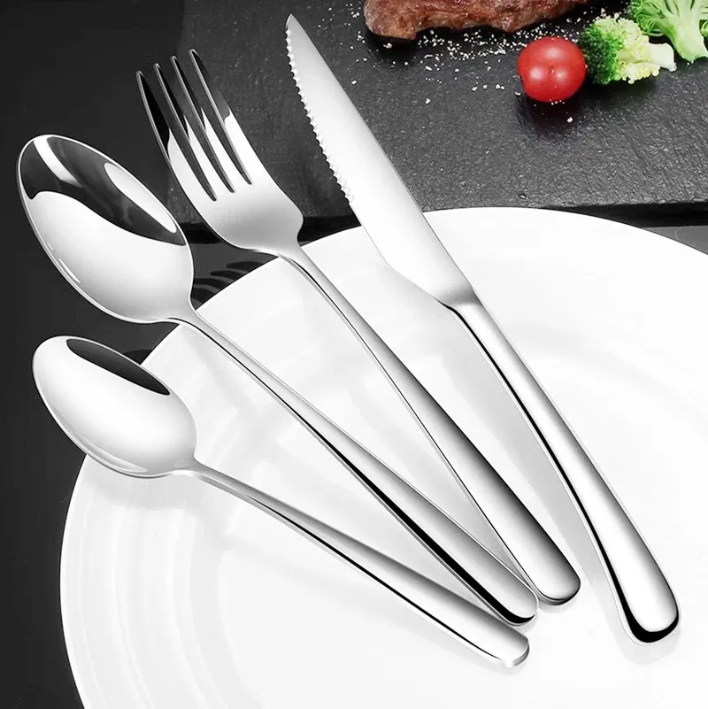 Silver Fork Spoon X 4 Set China Metal