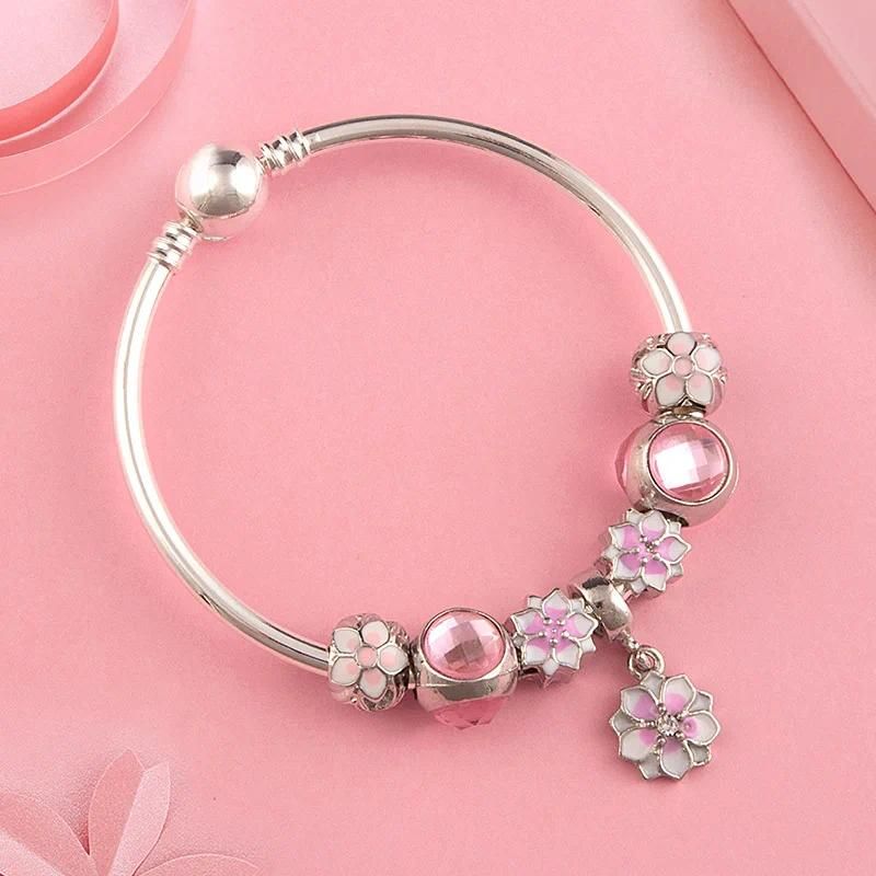 Bracciale rosa 18CM (7,1 pollici)