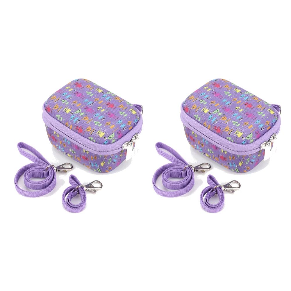 Colore: 2pcs Purple Pattern