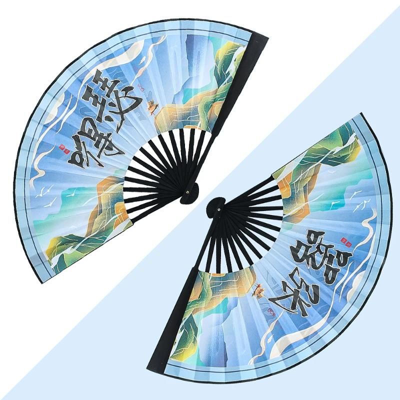 1PC blue fan