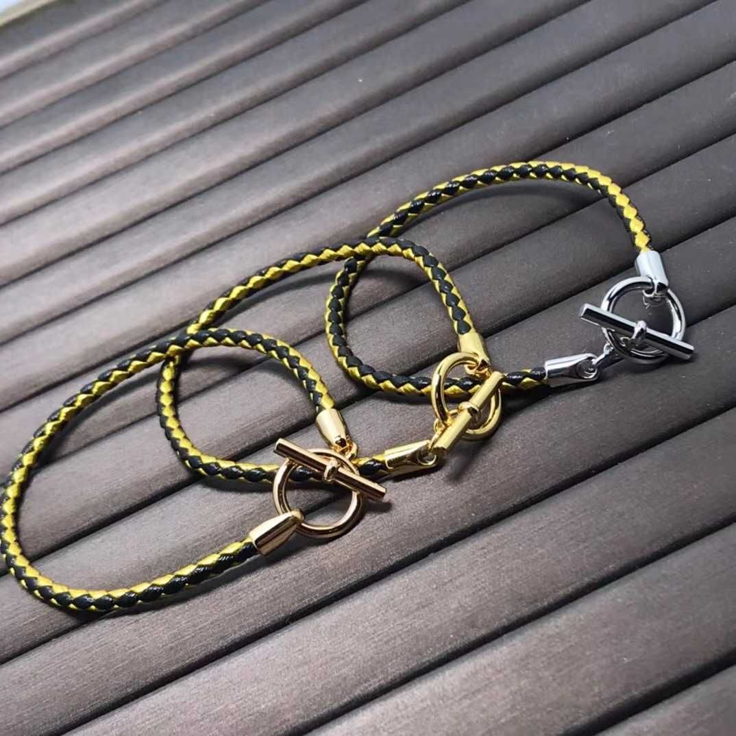 White Gold Black Yellow Bracelet