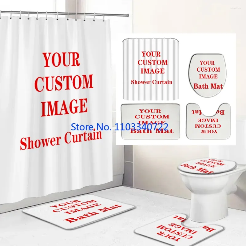 Shower Curtain 4pcs