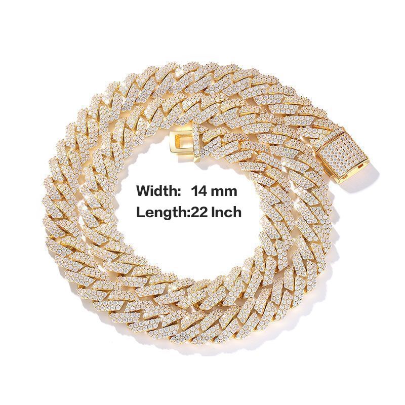 Goud/14 mm/22 inch