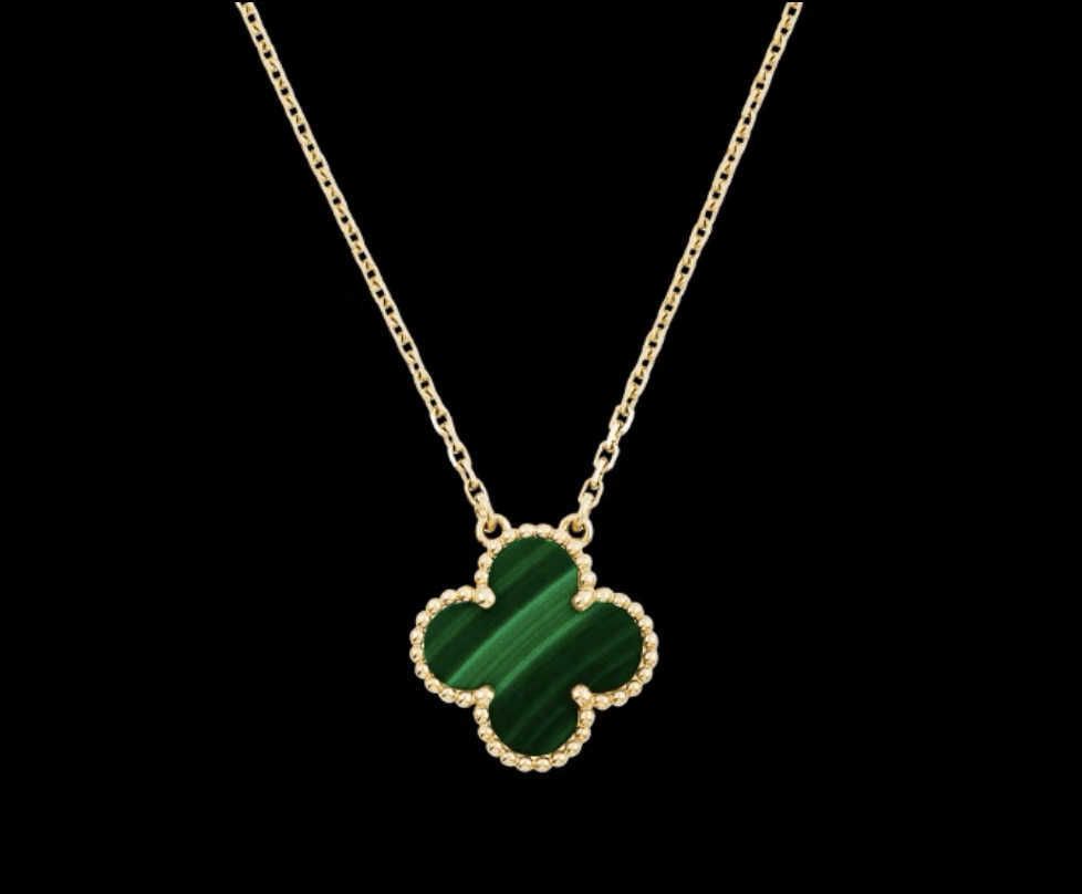 Gold Green Necklace