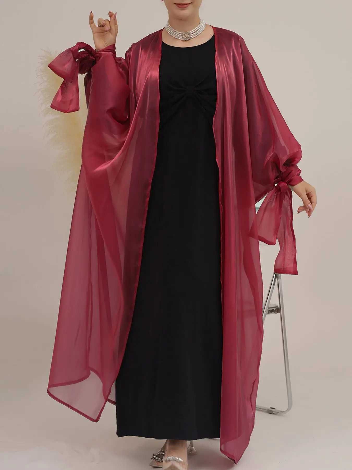 Bourgogne Open Abaya-one Taille