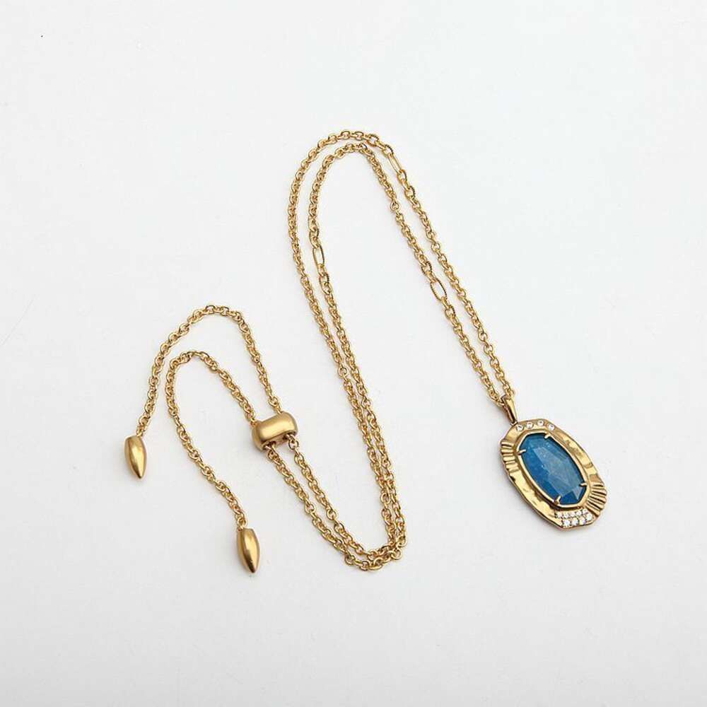 KESN0386 ANTIQUE GOLD BLUE GREEN APATITE