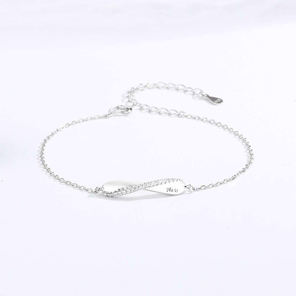 Kvinnor # 039; s platina armband-925 silver