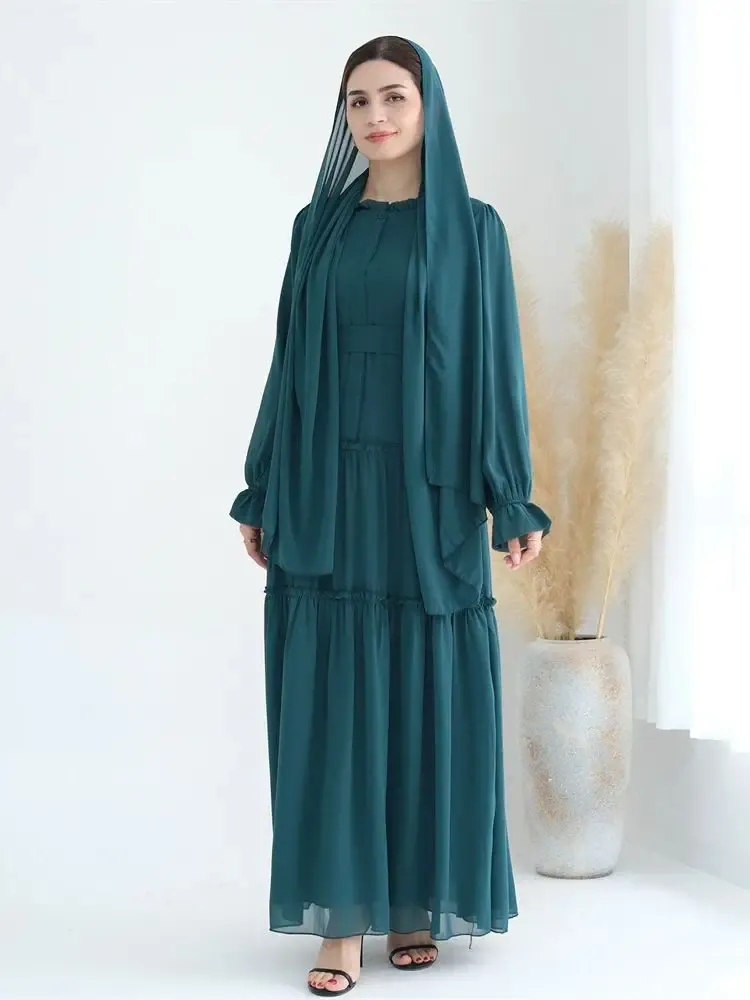 L Darkgreen Withhijab