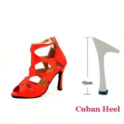 Red 10cmCuban heel