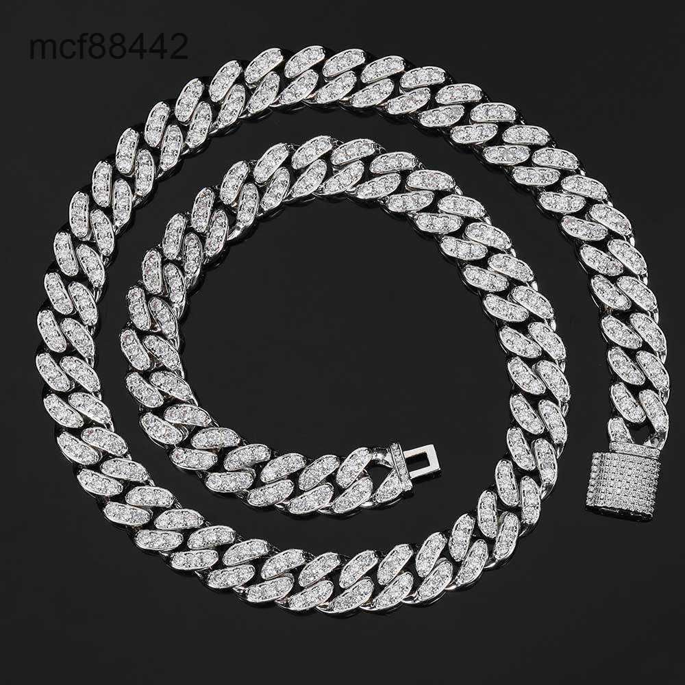 Platinum (bredd 12mm) -Necklace 16 tum