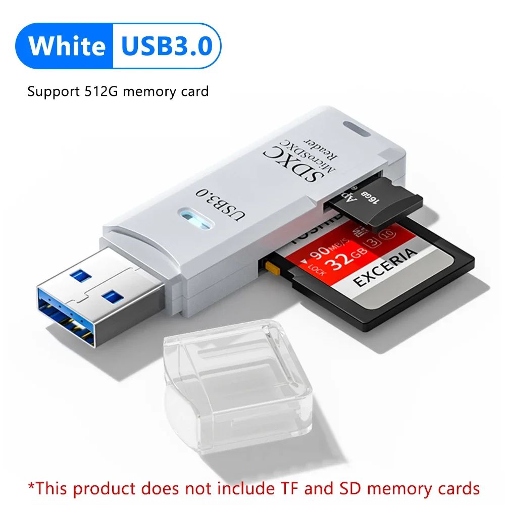 USB 3.0 blanc