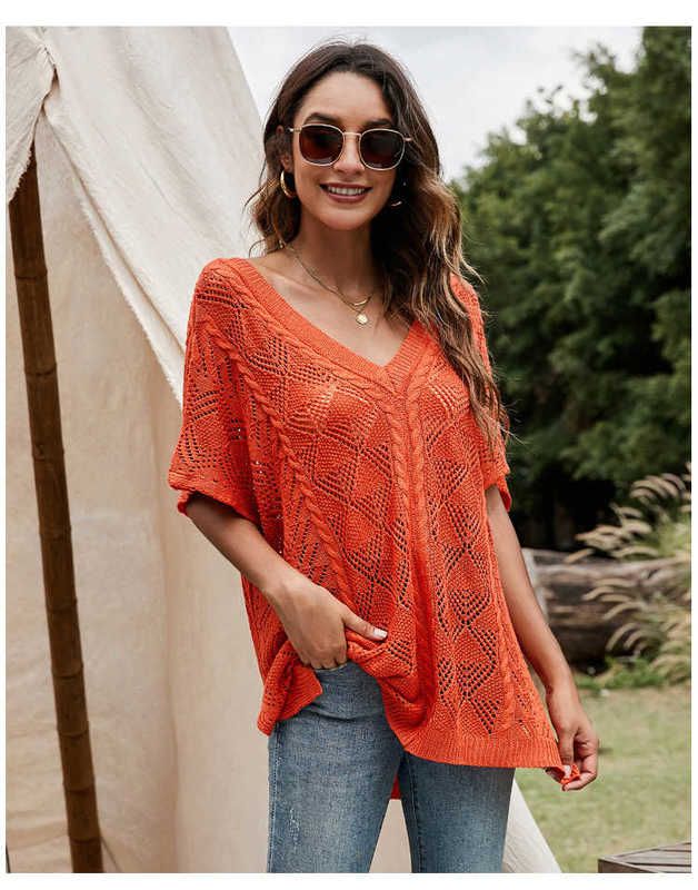 Orange (knit Top)