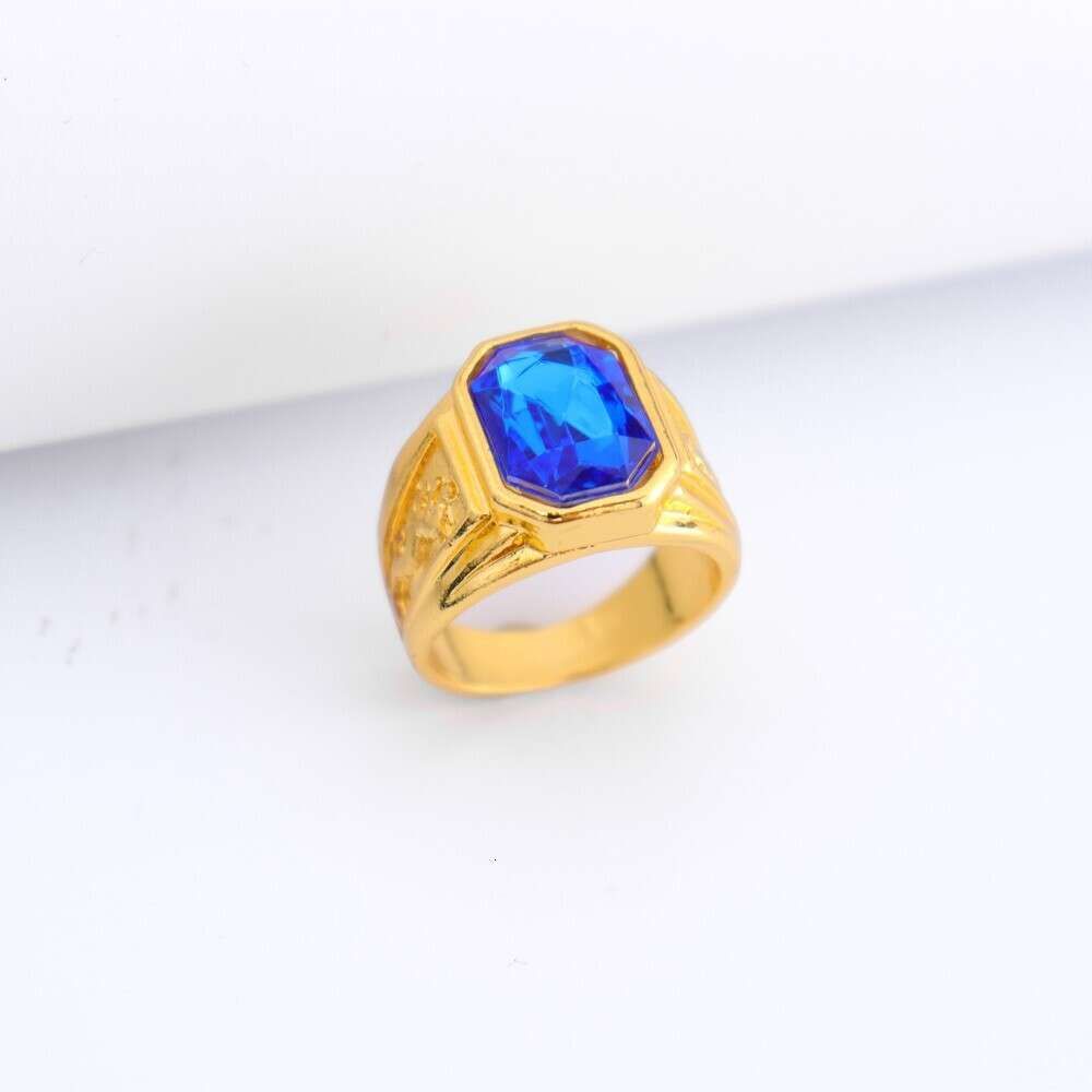 Diamante azul dourado