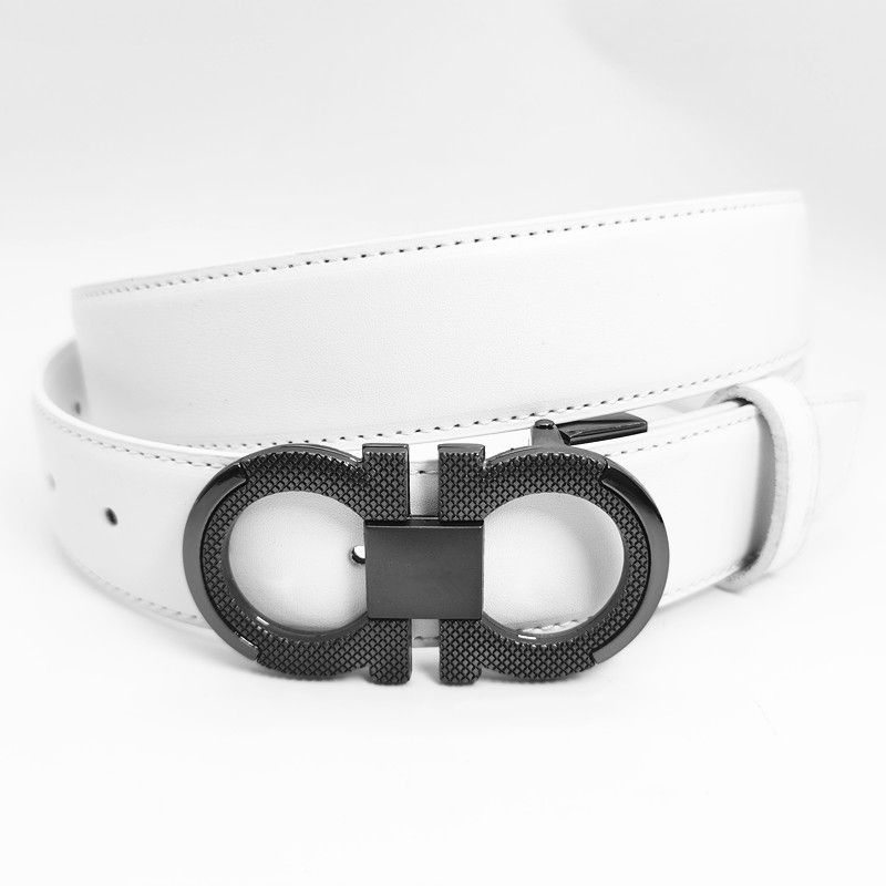 White belt + black buckle