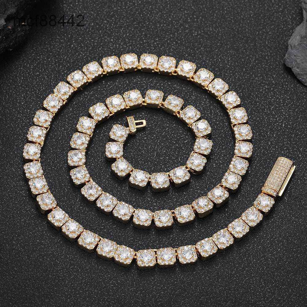 Gold (width 7mm)-Necklace 16 Inches (l