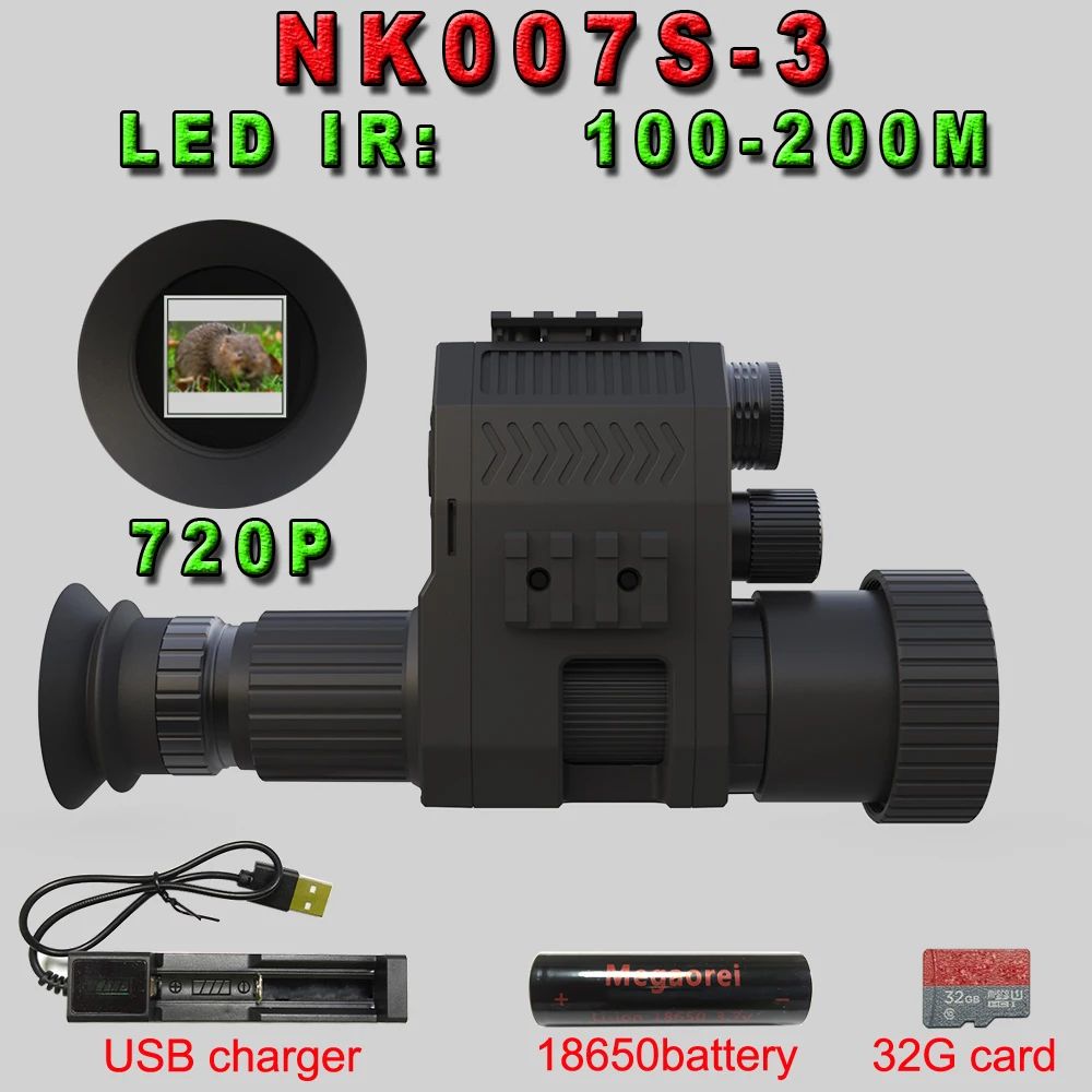 Color:LED IR NK007S-3