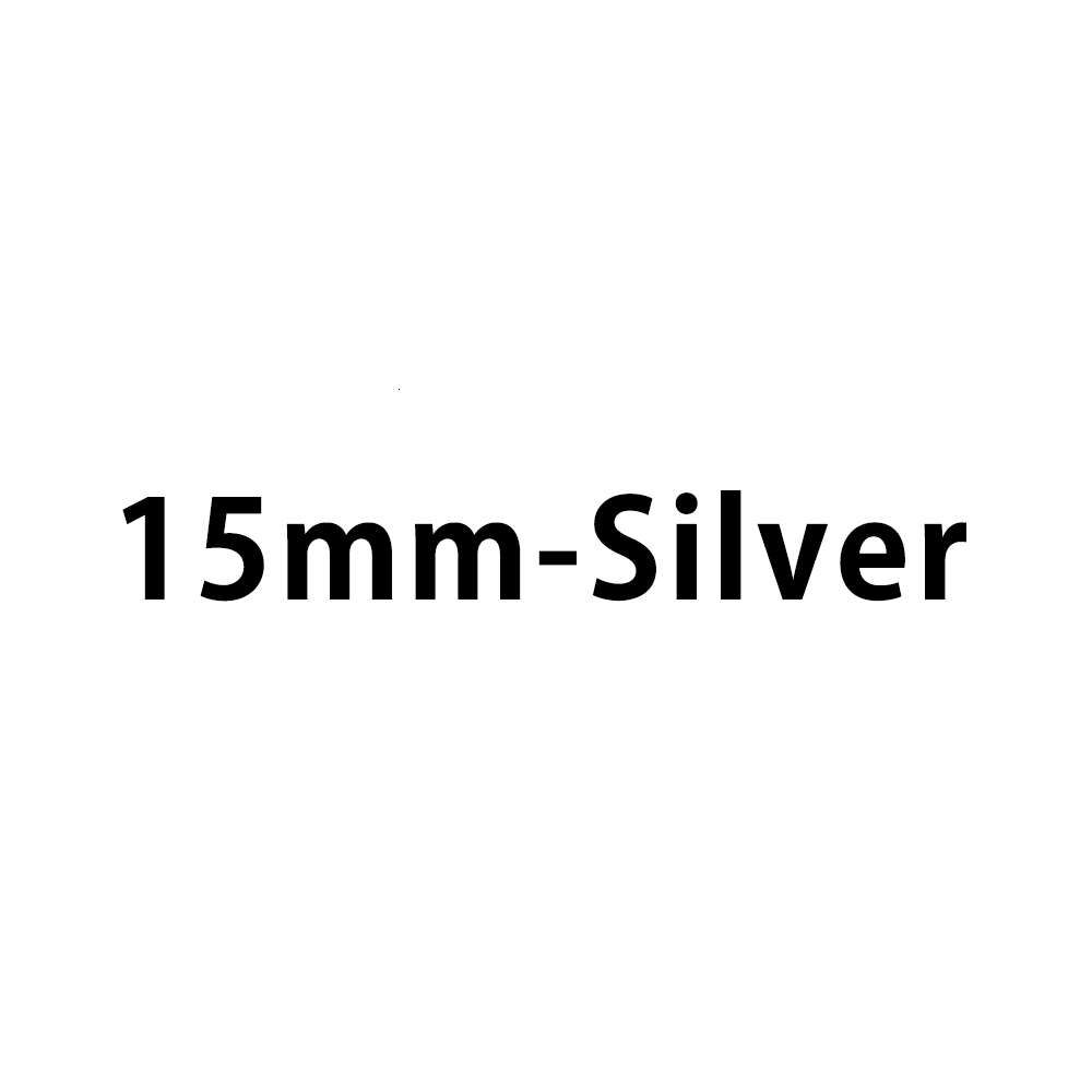 Zilver-15 mm-16 inch (40,64 cm)