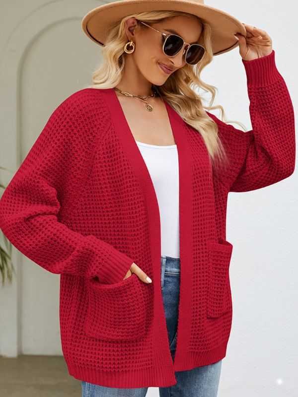 Red Sweater Coat