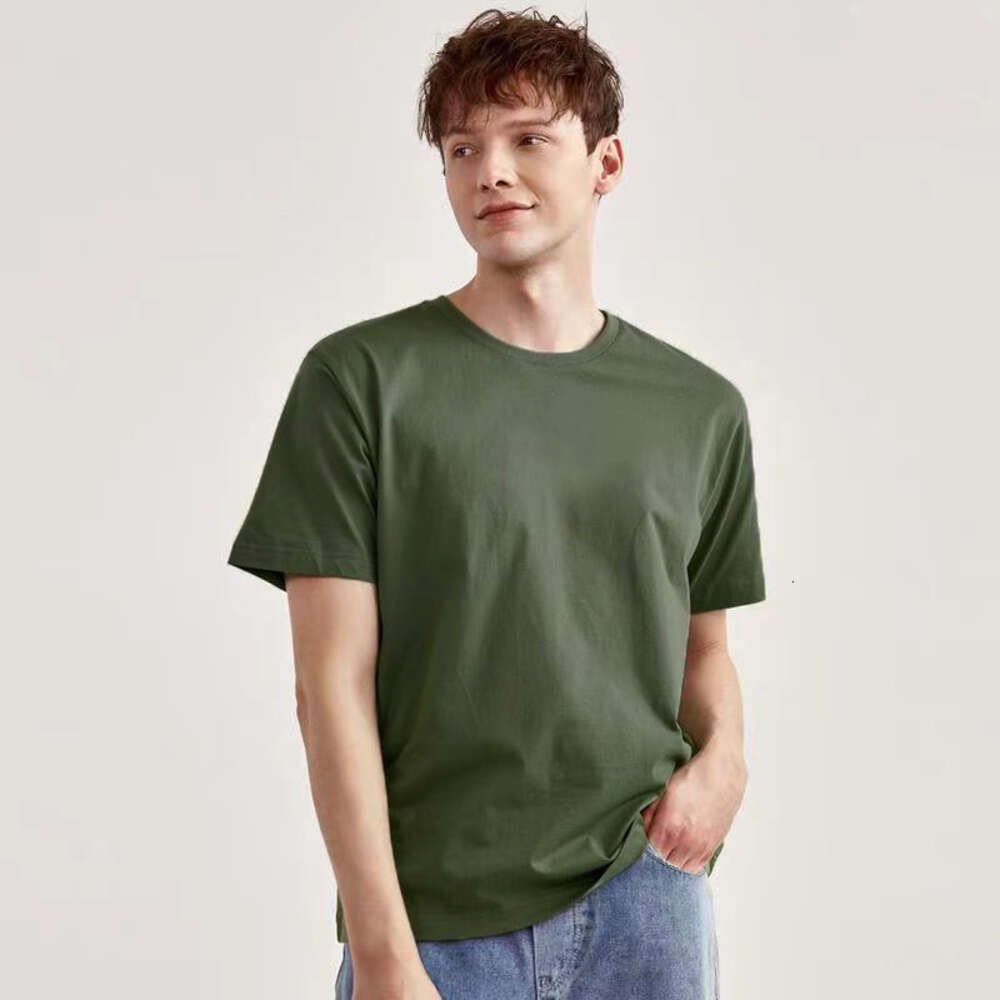 【 Solid color short sleeved 】 Military