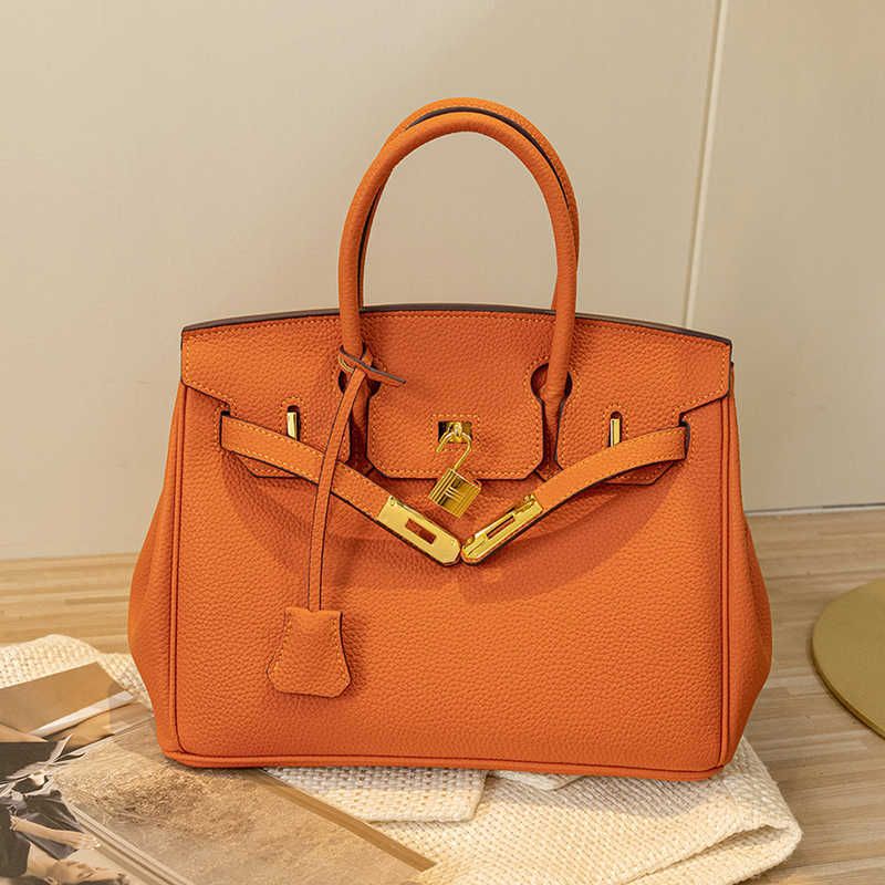 Orange Large Authentic Counter Gift Bag