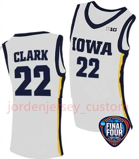 White with 2024 final four patch