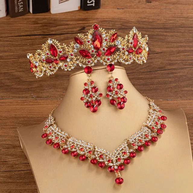 Ensemble Gold Red 3PCS