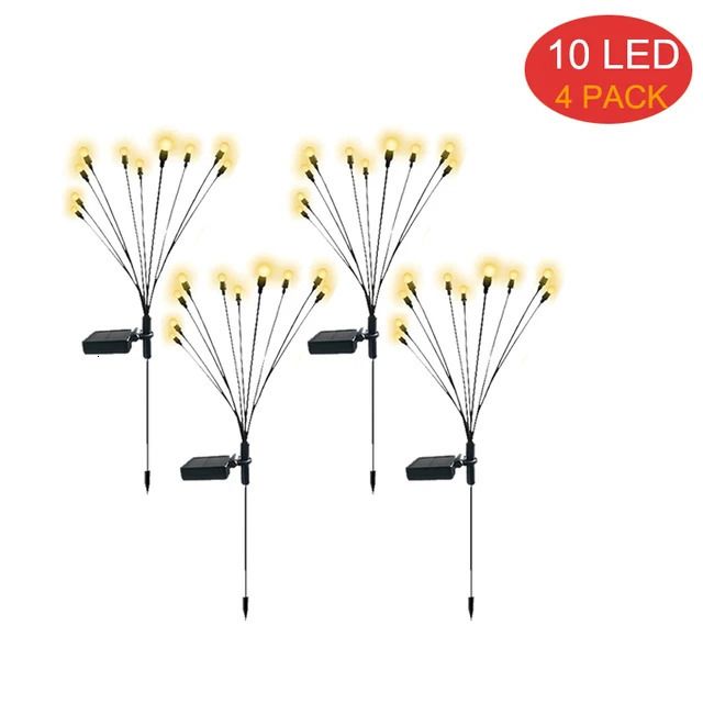 10led (paquet de 4)-coloré