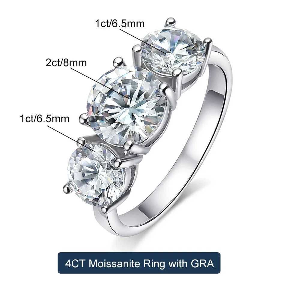 4ct Moissanit