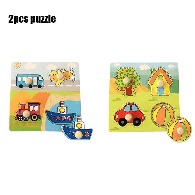 Puzzle en bois 2pcs q