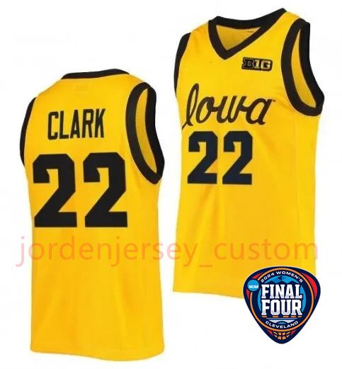 Yellow with 2024 final four patch