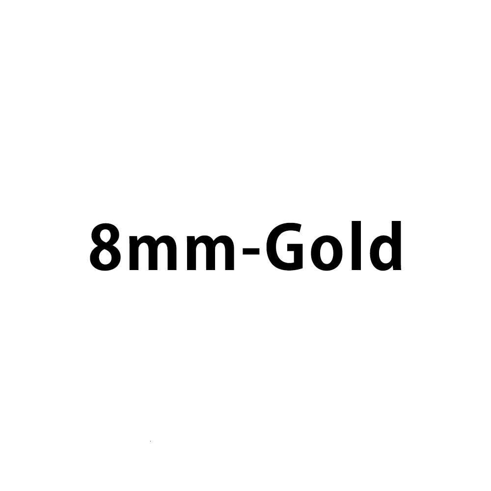 Gold-8mm-18 inch (45,72 cm)