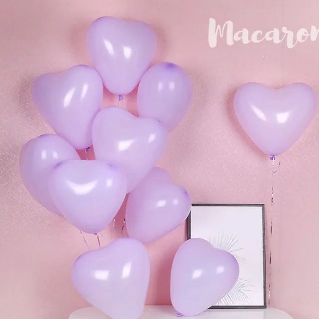 Macaron Purple-10inch 50 stks