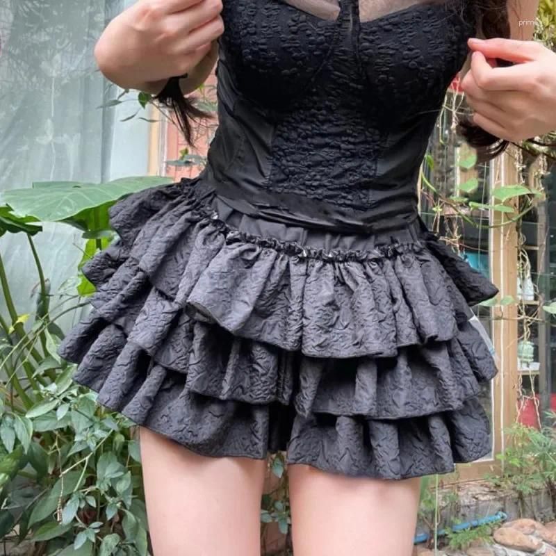 Skirt shorts black