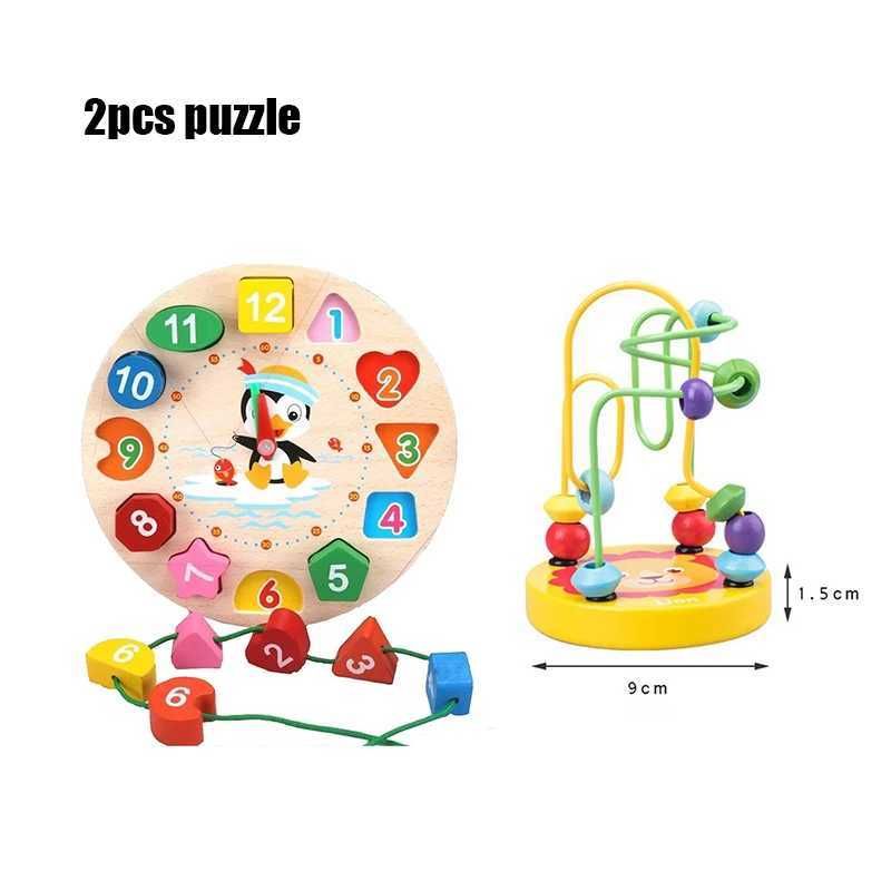 Puzzle en bois 2pcs f