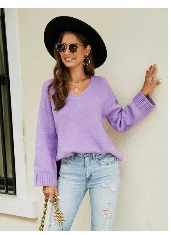 Violet (vneck Knit)