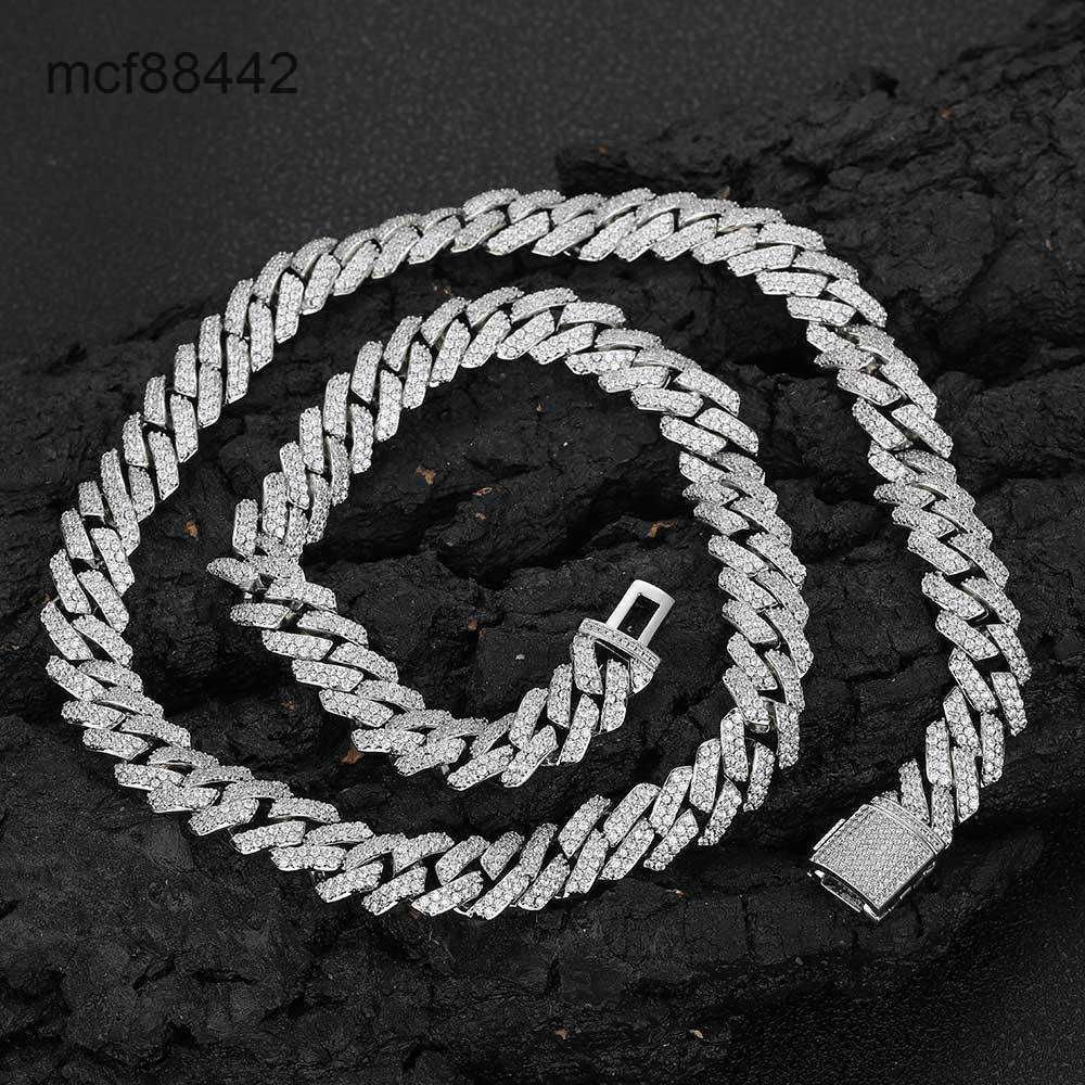 Platina (breedte 10 mm) -ncklace 16 inch