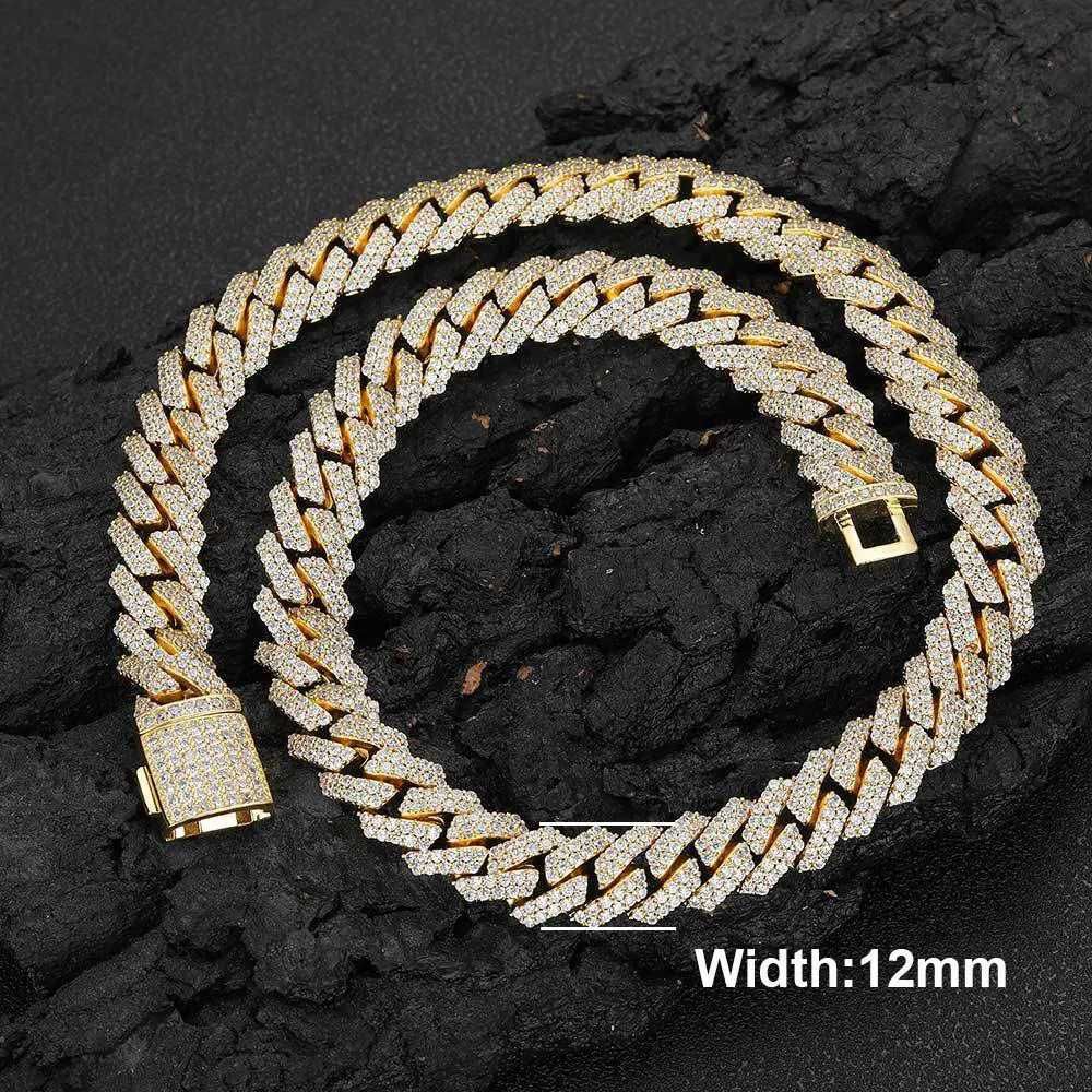 Bredd 12mm-guld-24 tum (halsband)