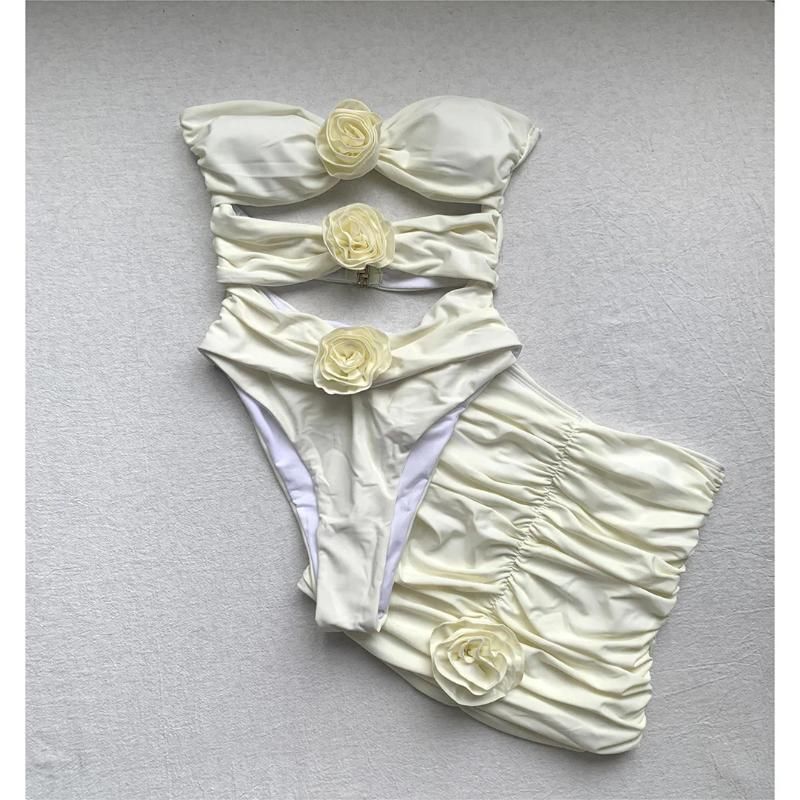 Swimsuit Set Beige