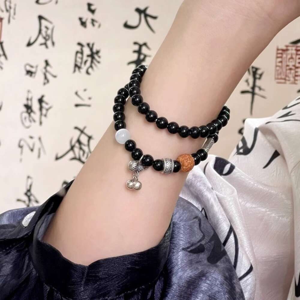 Obsidian Perlen Armband